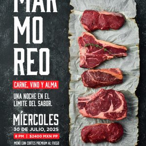 Experiencia VINOMA: MARMOREO – Carne, Vino y Alma